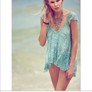 FREE PEOPLE Sequin Top